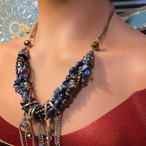 Long Dangle Necklace - Picture 2 of 9